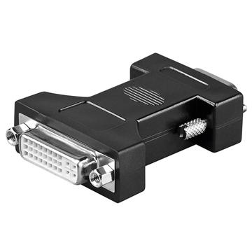 Goobay adapter vga > dvi-i (zwart)