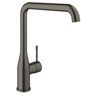Keukenkraan GROHE Essence Mengkraan met Hoge Uitloop Hard Graphite Geborsteld - thumbnail