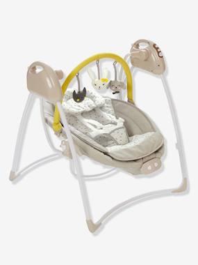 Schommelstoel met speeltjesboog Babyswing van VERTBAUDET bedrukt grijs