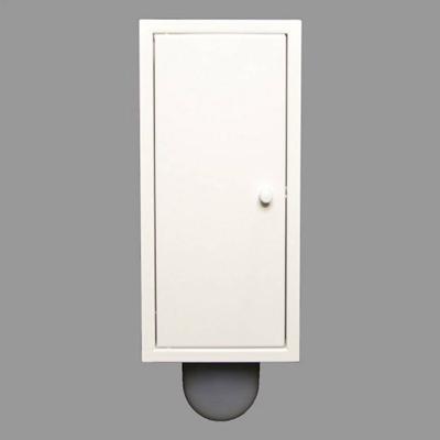 Inbouw Toilet borstel Brush-Up Gepoedercoat Wit Etsero Inbouw Toilet borstel Brush-Up Gepoedercoat Wit Etsero