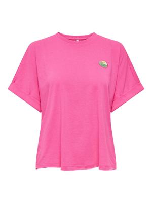 Only Onlminna S/s Top Cs Pr Jrs T-shirts Knockout Pink