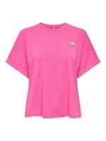 Only Onlminna S/s Top Cs Pr Jrs T-shirts Knockout Pink - thumbnail