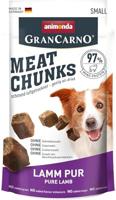 Grancarno Anionda Meat Chunks Lamm Pur (60 g), puur vlees premium hondensnack van animonda voor kleine volwassenen honden, graanvrije hondensnacks voor volwassen honden - thumbnail