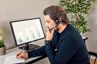 Sennheiser PC 2 Chat On Ear headset Kabel Zwart Noise Cancelling Computer - thumbnail