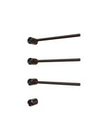 Hotbath &MORE set van 3 rails RARH50 ROUND 50 cm met separate schakelaar en inbouw element Tuscan Bronze (RARH50-3TB) - thumbnail