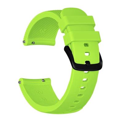 Crazy Horse textuur siliconen polsband voor Huami Amazfit bip Lite versie 20mm (groen)