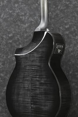 Ibanez AEWC400 Transparent Black Sunburst High Gloss elektrisch-akoestische westerngitaar