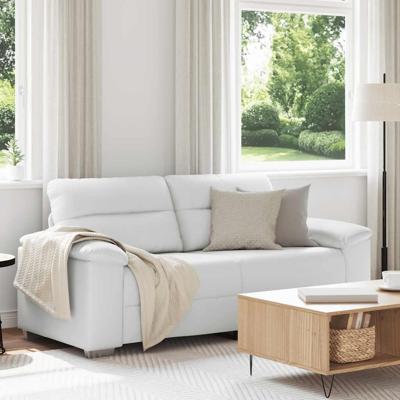 2-zitsbank wit 180x81x84 cm kunstleer