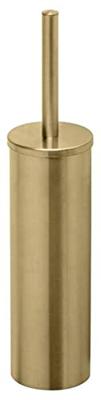 Toiletborstel met Houder Geesa Nemox Wand Geborsteld Goud Toiletborstel met Houder Geesa Nemox Wand Geborsteld Goud