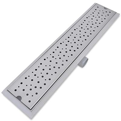 VidaXL Doucheafvoer rechthoekig bubbel 630x140 mm roestvrij staal - thumbnail