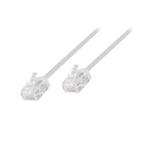 LogiLink CQ3091U RJ45 Netwerkkabel, patchkabel CAT 6A U/UTP 10.00 m Wit Extreem dun, Zeer flexibel, Vlambestendig, Halogeenvrij 1 stuk(s) - thumbnail
