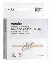 Nordics Bamboe wattenstaafjes (100 st) - thumbnail
