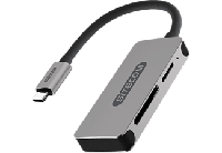 Sitecom MD-066 geheugenkaartlezer Zwart, Grijs USB 3.2 Gen 1 (3.1 Gen 1) Type-C - thumbnail