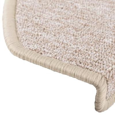 Trapmatten 15 st 65x24x4 cm Taupe Halfrond Groot