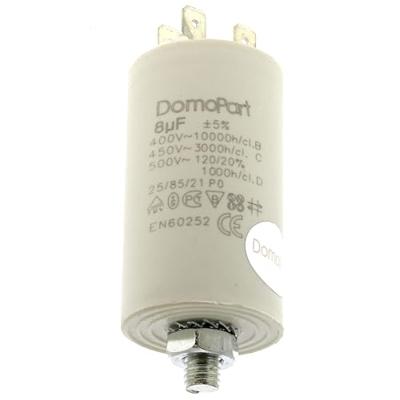 Fixapart W1-11008N Condensator 8.0 uf / 450 V + Aarde