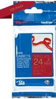 Labeltape brother ptouch tzerw54 24mm wijnrood - thumbnail