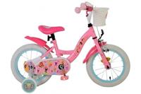 Disney princess kinderfiets - meisjes - 14 inch - roze - thumbnail