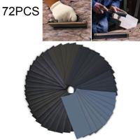 72 stuks LANHU Grit 400-3000 natte en droge polijsten slijpen schuurpapier grootte: 22 9 x 9 1 cm - thumbnail