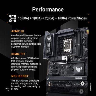 Moederbord Intel ASUS TUF GAMING Z890-PLUS WIFI