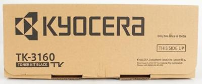 Kyocera Toner TK-3160 Origineel Zwart 12500 bladzijden 1T02T90NL0