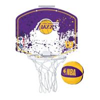 Wilson Basketbalring Nba Team Mini La Lakers Paars/geel 2-delig - thumbnail