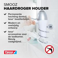 tesa 40325-00000-00 SMOOZ Föhnhouder Lijm Chroom (glanzend) - thumbnail