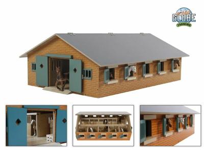 Kids Globe farming Paardenstal met 9 paardenboxen