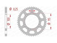 AFAM Chain wheel 420 58z steel silver - thumbnail