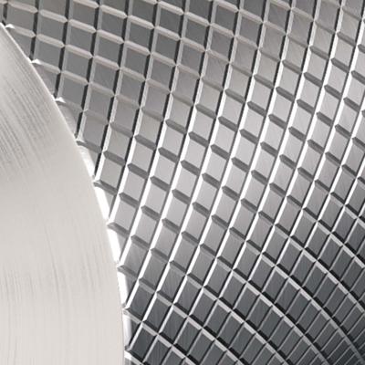 Brushed Carving thermostatische inbouw regendouche SET 24