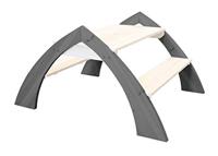 AXI Picknicktafel voor kinderen Kylo grijs en wit A031.021.00 - thumbnail