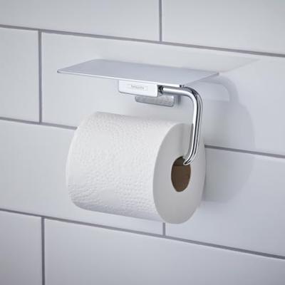 Hansgrohe Toiletrolhouder Met Planchet AddStoris Chroom Hansgrohe Toiletrolhouder Met Planchet AddStoris Chroom