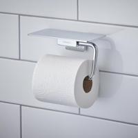 Toiletrolhouder Met Planchet HansGrohe AddStoris Chroom - thumbnail