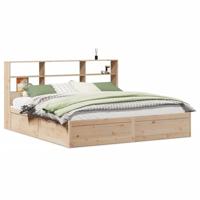 Bedframe zonder matras massief grenenhout 180x200 cm - thumbnail