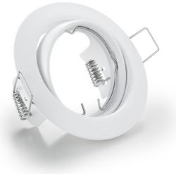 Trio Ronde inbouwspotJura GU10 8,3cm wit - 650100131