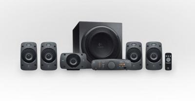 Logitech Z906 5.1 PC-luidsprekers Kabelgebonden 500 W Zwart