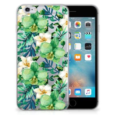 Apple iPhone 6 | 6s | TPU Case | Orchidee Groen Apple iPhone 6 | 6s | TPU Case | Orchidee Groen