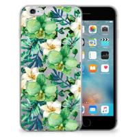 Apple iPhone 6 | 6s | TPU Case | Orchidee Groen - thumbnail