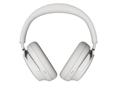 Bose Nieuwe QuietComfort Ultra Bluetooth hoofdtelefoon (2e gen.), draadloze hoofdtelefoon met ruimtelijke audio, over-ear noise cancelling met microfoon, afspeeltijd tot 30 uur, Rookwit