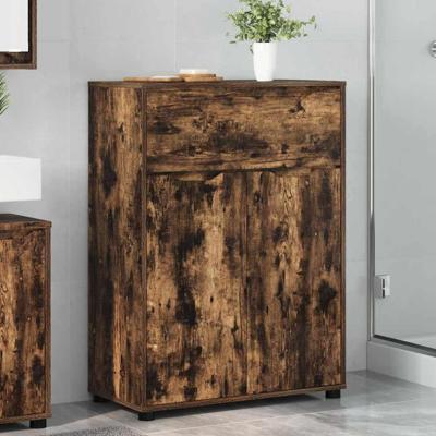Badkamer Kast Gerookt eiken 72,5 x 36,5 x 100 cm Bewerkt hout