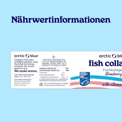 Arctic Blue Viscollageen Aardbei - met vitamine C