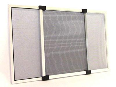 Muggennet IRS Wit 50 x 40 cm Ramen Muggennet Uitschuifbaar (2 Stuks)