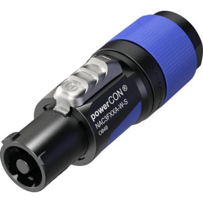 Neutrik Afsluitbare kabelconnector, power-in, schroefklemmen, blauw - NTR-NAC3FXXAWL Neutrik Afsluitbare kabelconnector, power-in, schroefklemmen, blauw - NTR-NAC3FXXAWL
