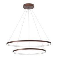 Lyora Design hanglampFerrol koffie bruin double - 6265003 - thumbnail