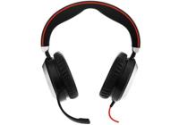 Jabra Evolve 80 MS Wired Stereo Over-Ear Headset – Microsoft Optimised Headphones With Active Noise Cancellation – USB and 3.5 mm Jack Connections – Black - thumbnail