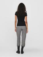 Only 15205059 Onllive Love Life S/s O-neck Top T-shirt Korte Mouw Black 15205059 - thumbnail