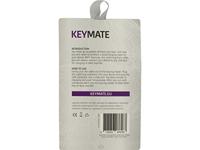 KeyMate Charge/Sync Keychain Cable Nylon Braided Lightning White - thumbnail