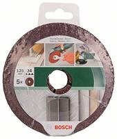 Bosch Accessoires Fiberschijvenset Ø125mm | G24 | Bm | Ongeperf | 5-delig - 2609256249 - thumbnail