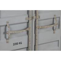 Planken Home ESPRIT Grijs Hemelsblauw Metaal Hout MDF 87 x 44 x 168,5 cm - thumbnail