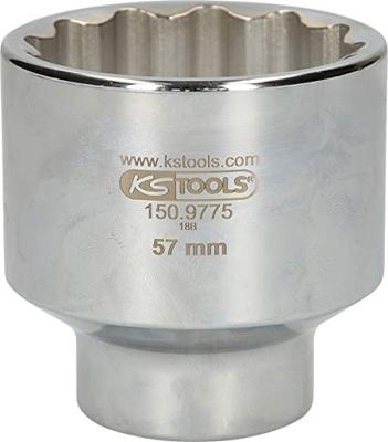 KS Tools 150.9775 3/4 speciale scharnierassteekdop, 57,0 mm