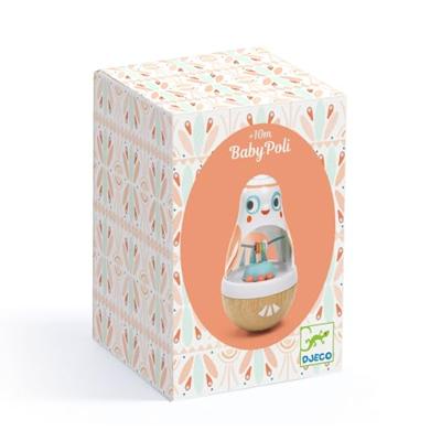 Kantelpop BabyPoli - DJECO wit Kantelpop BabyPoli - DJECO wit